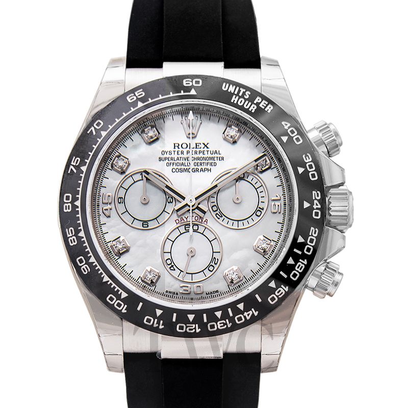 rolex daytona mother of pearl white gold