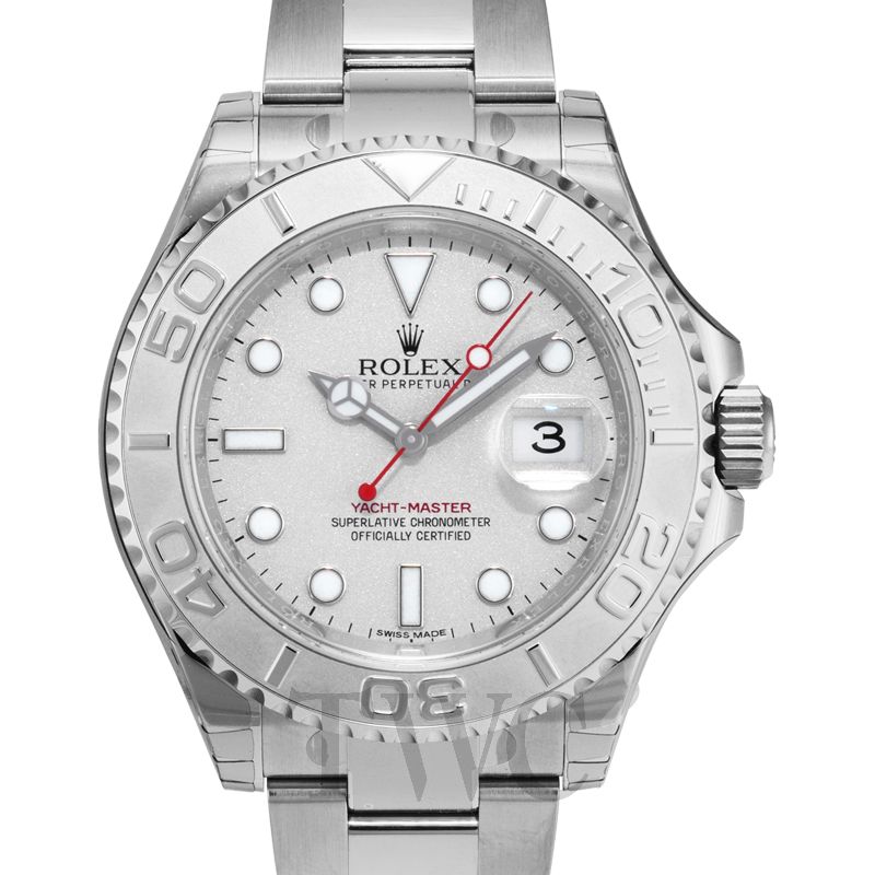 yachtmaster platinum and stainless steel automatic