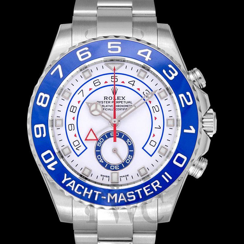 Rolex Yacht-Master II Automatic White Dial Men's 18kt  