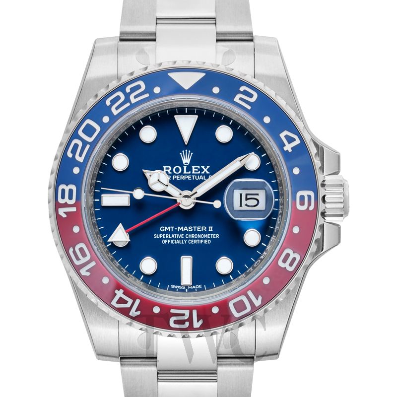 gmt master 2 blue dial