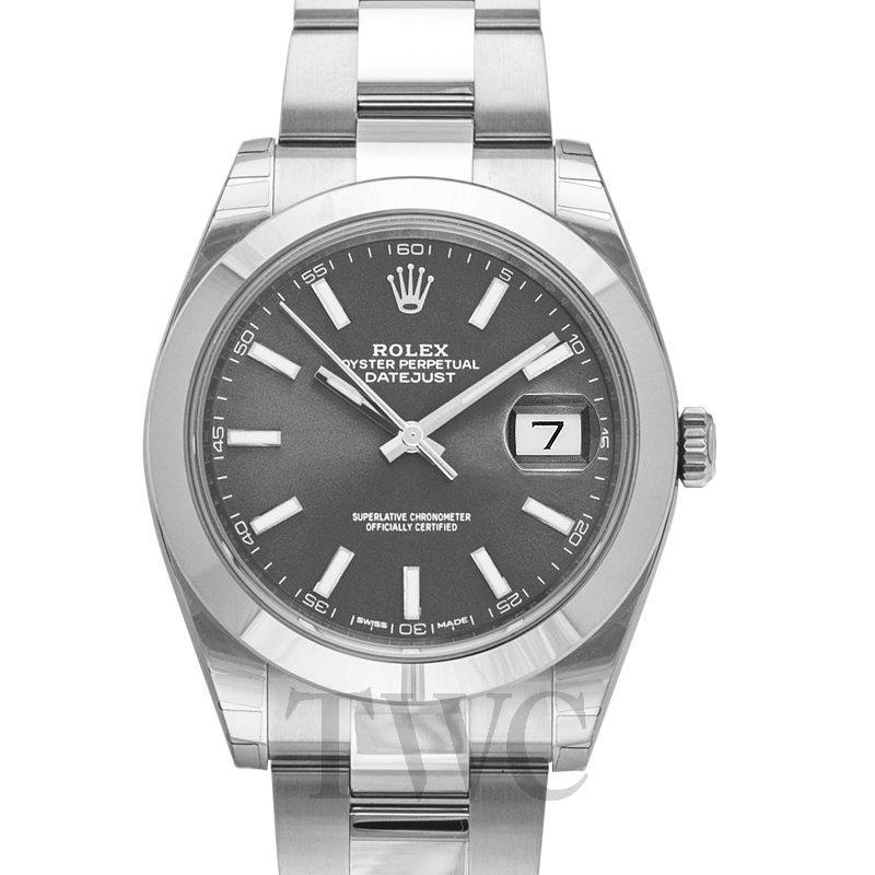 rolex oyster perpetual datejust grey