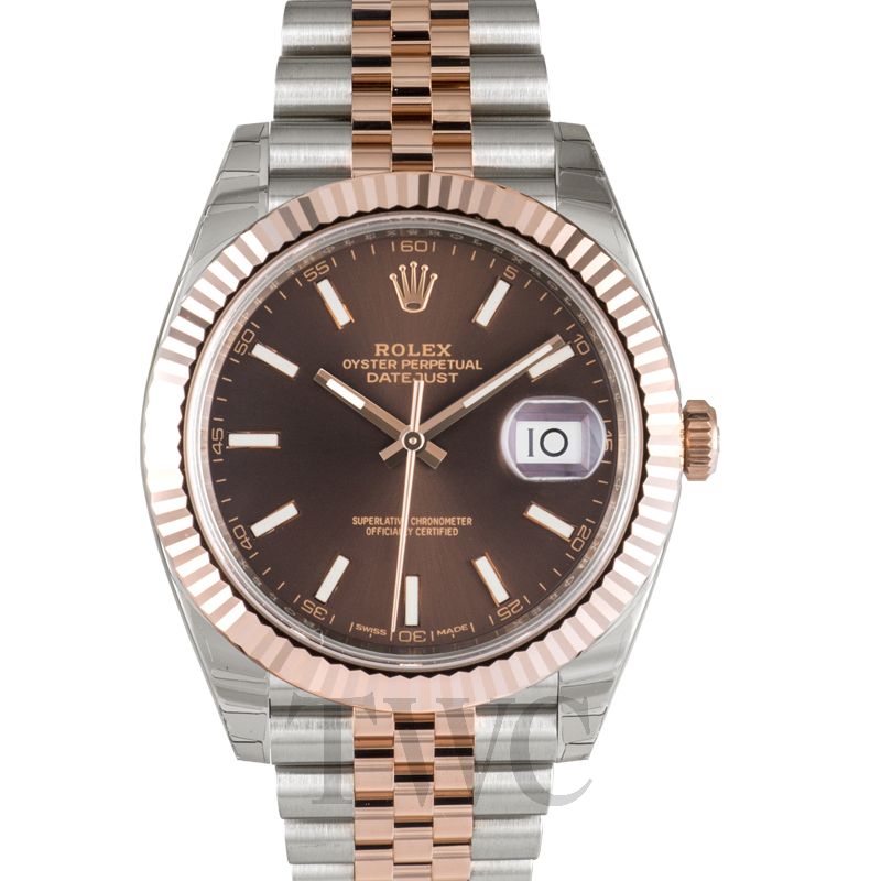 datejust 41 chocolate dial