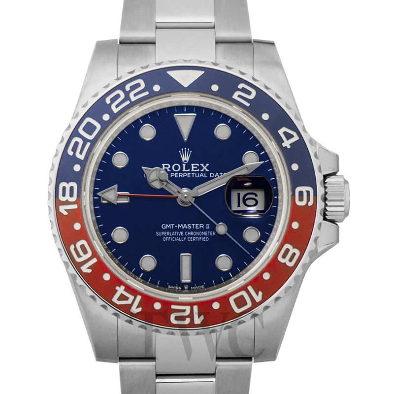 gmt master 2 red blue