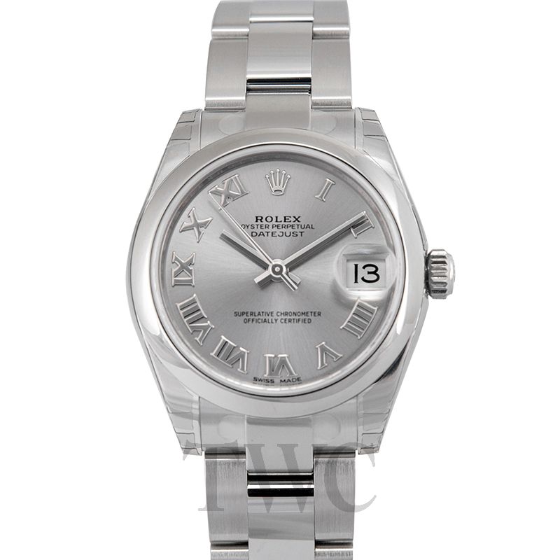 ladies stainless steel rolex oyster perpetual datejust