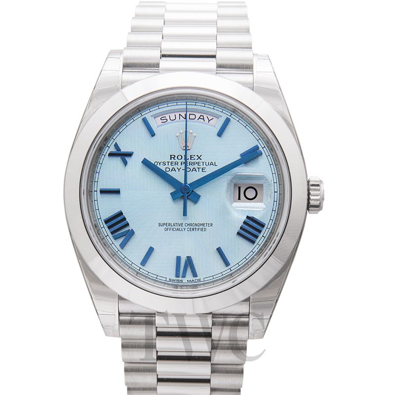 day date ice blue dial