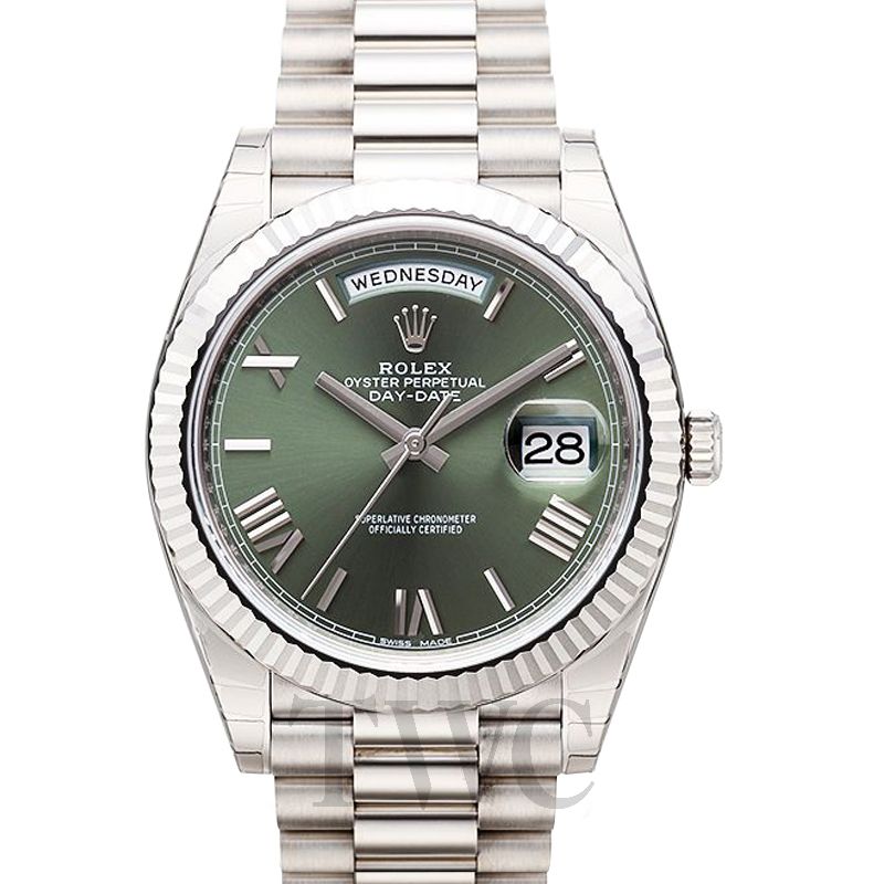 rolex day date president white gold