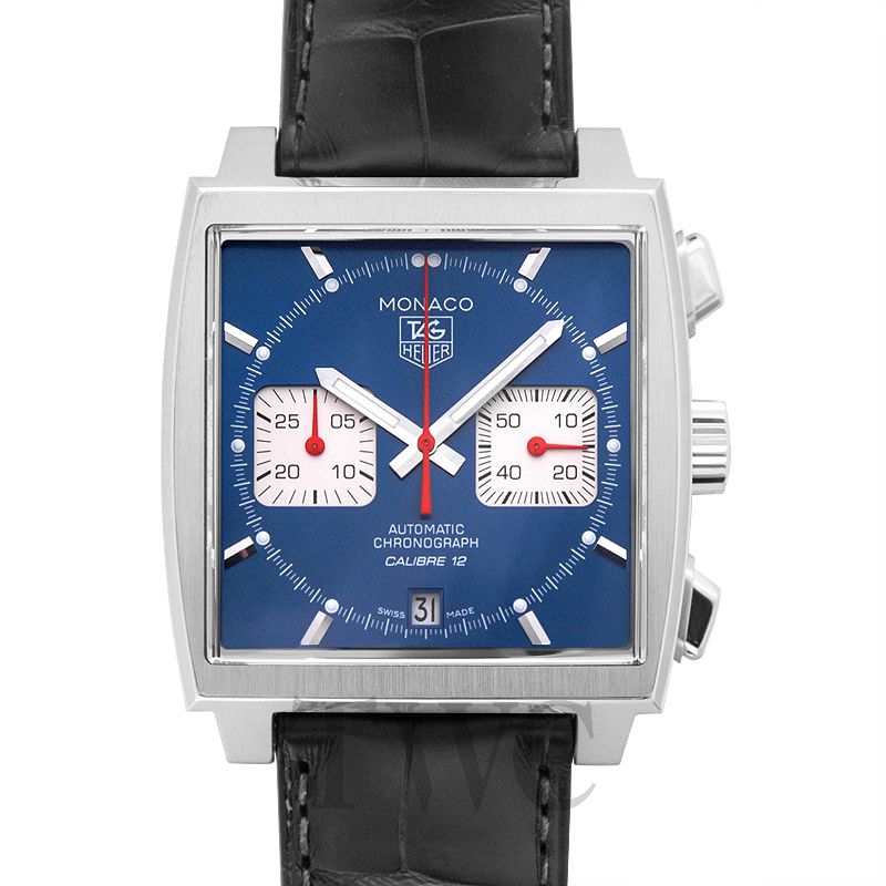 Tag Heuer Watch Monaco Caliber 11 Automatic Blue Dial 39mm CAW211P.FC6356
