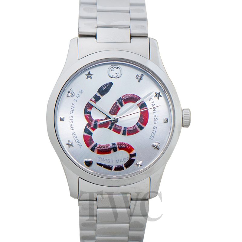 gucci g timeless stainless steel watch