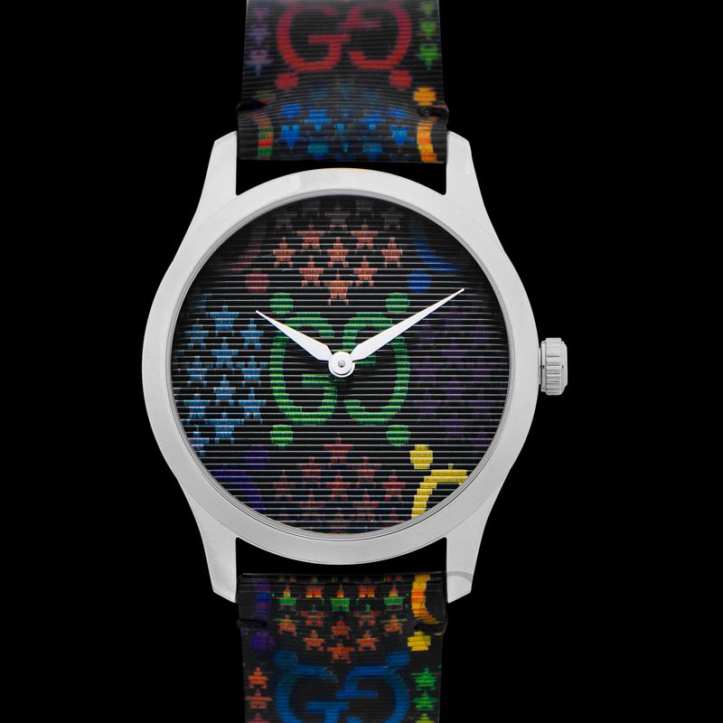 gucci psychedelic watch