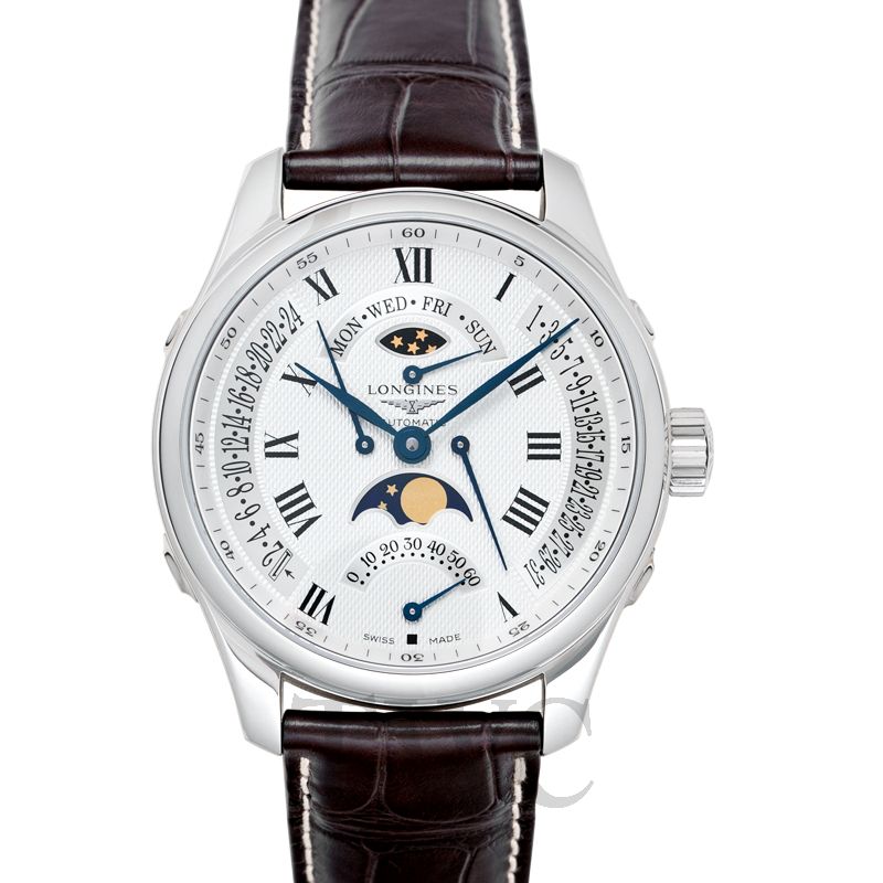 longines master collection gmt moonphase men's watch