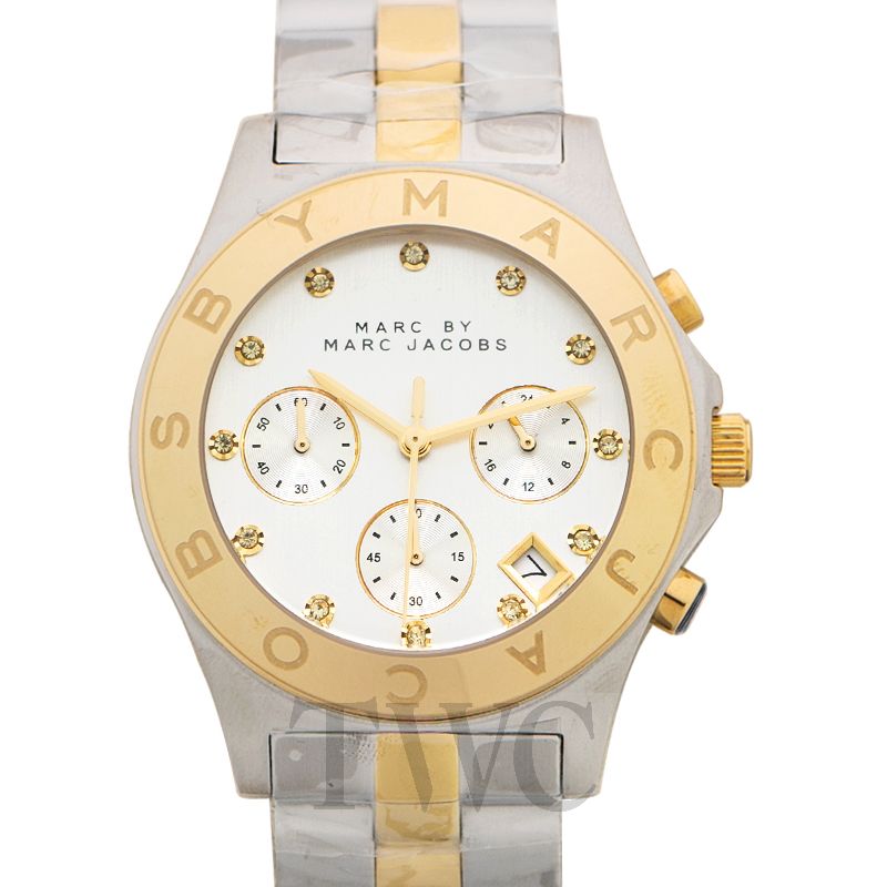 marc jacobs 2 tone watch