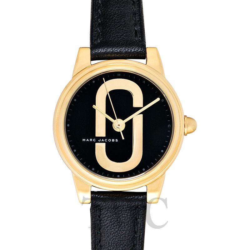 marc jacob leather watch