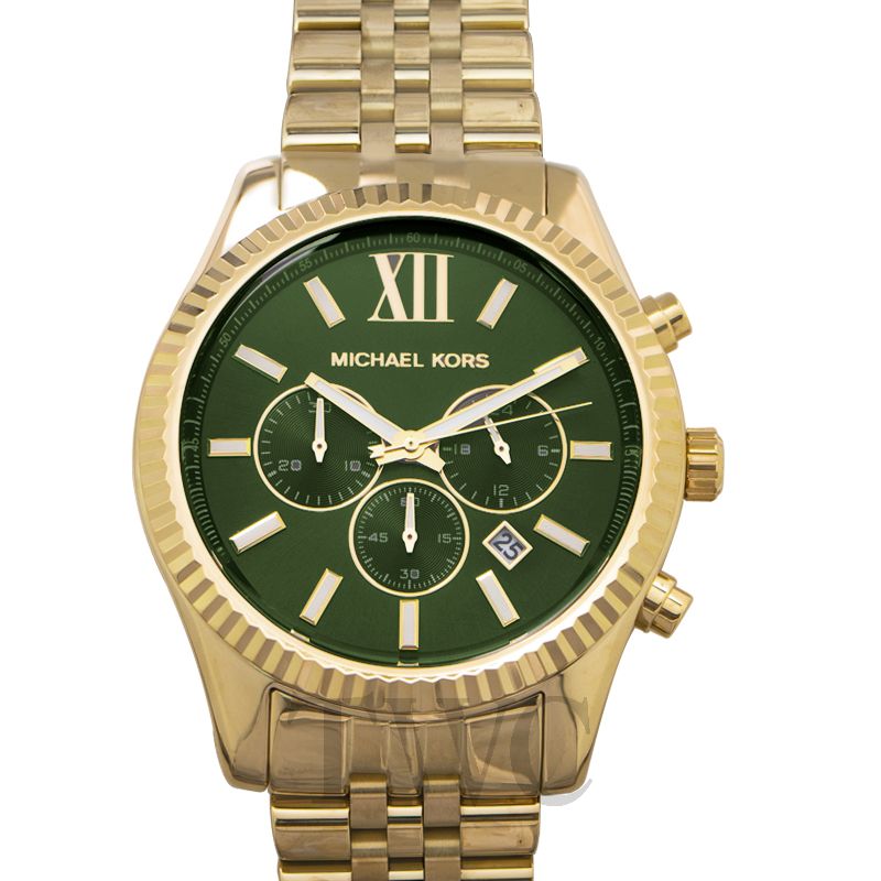 michael kors green dial watch