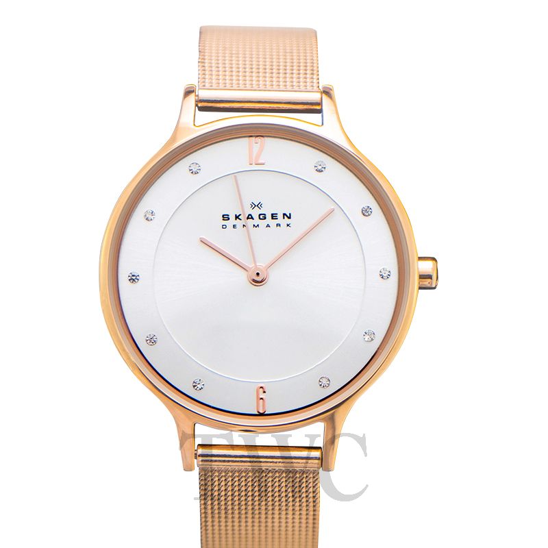 skagen watch rose gold