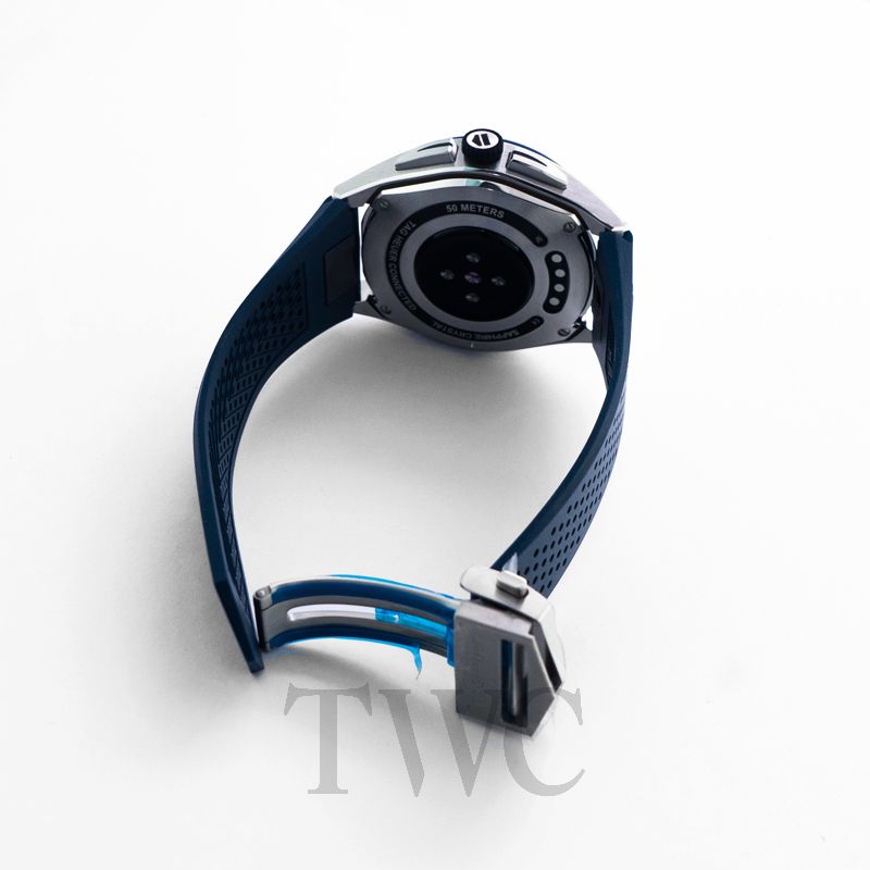 TAG Heuer Connected - Steel Case 45 mm - Blue Rubber Strap - SBR8A11.BT6260