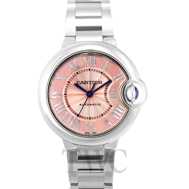 cartier watch pink dial