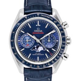 Omega moon watch outlet blue