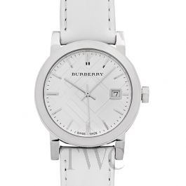 burberry white watch ladies