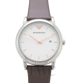 armani watches for men white