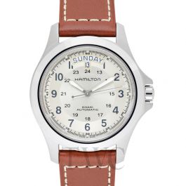 Hamilton khaki clearance field silver