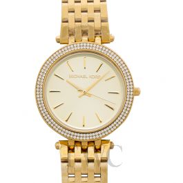 michael kors black and gold watch men