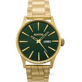 Nixon gold discount watch sentry ss