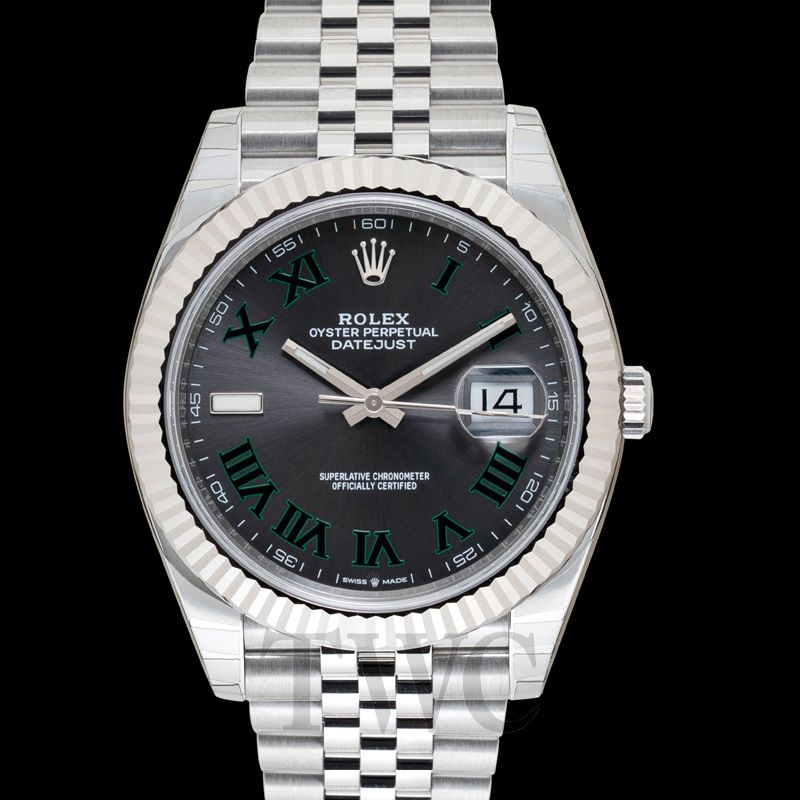 New Datejust 41 Grey Steel/18k White Gold 41mm 126334-0022 ...