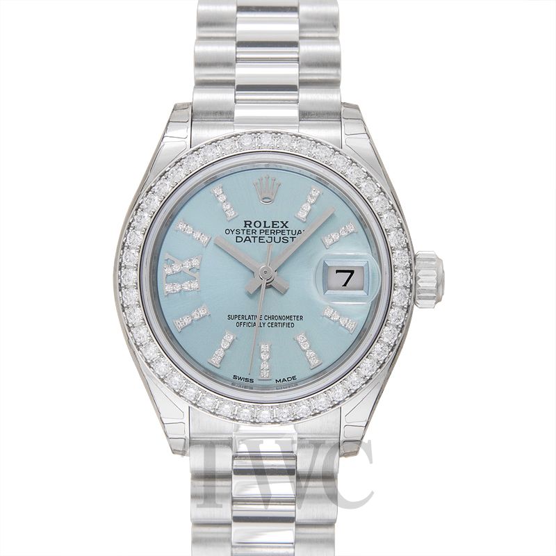 front view of Rolex Lady Datejust Ref. 279136RBR-0001 watch