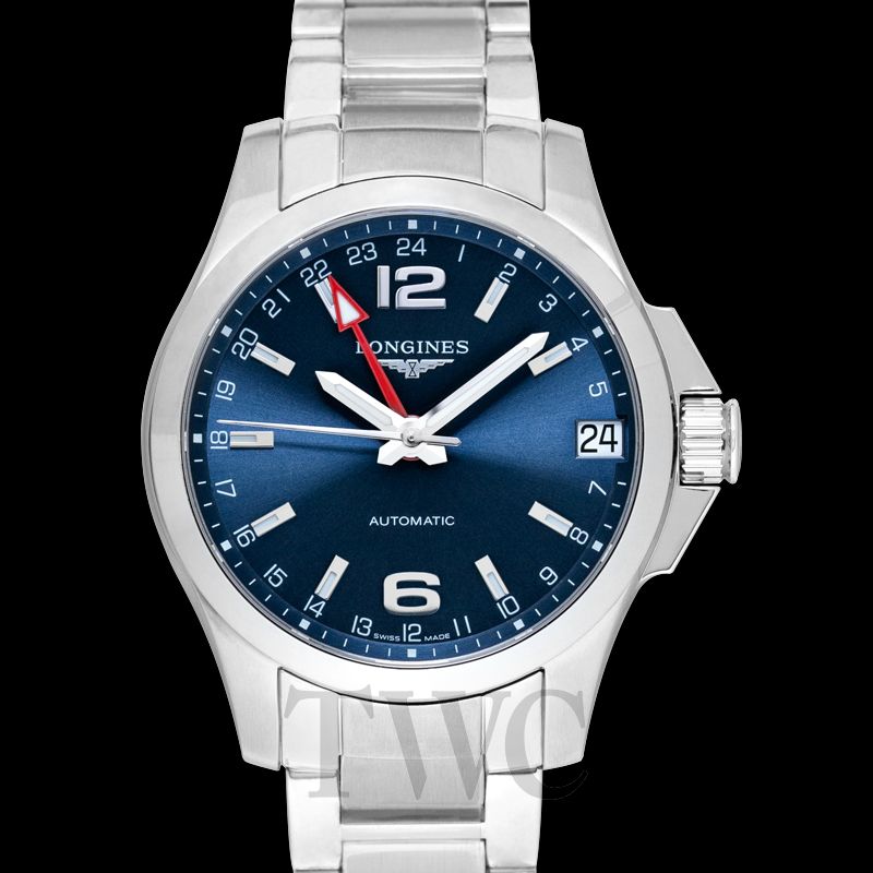 New Conquest Gmt Automatic Blue Dial Men's Watch L36874996 Longines 