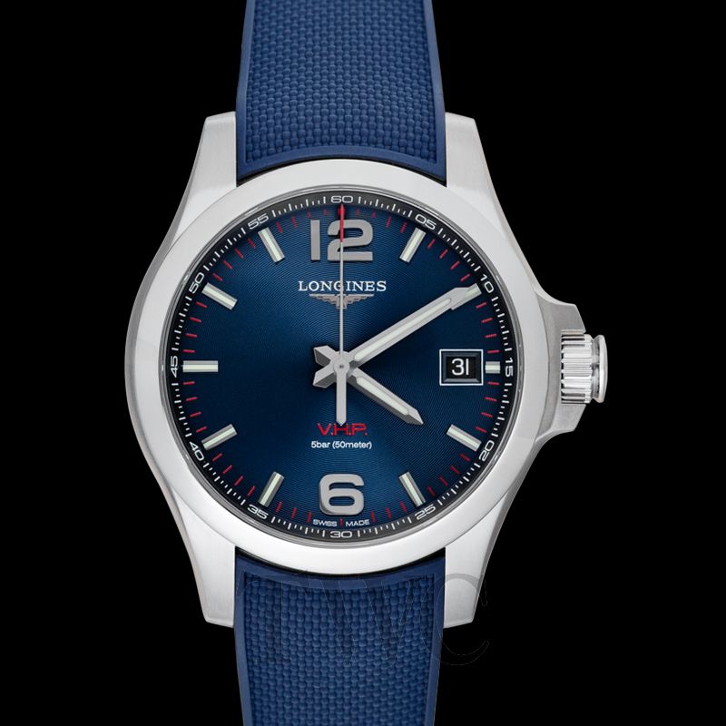 Conquest VHP Quartz Blue Dial Men's Watch - Longines Conquest ...