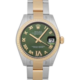 Rolex Datejust 31 Green Dial Women's Watch 178273 - 178273-GRNRO