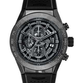 Tag heuer sale carrera black skeleton