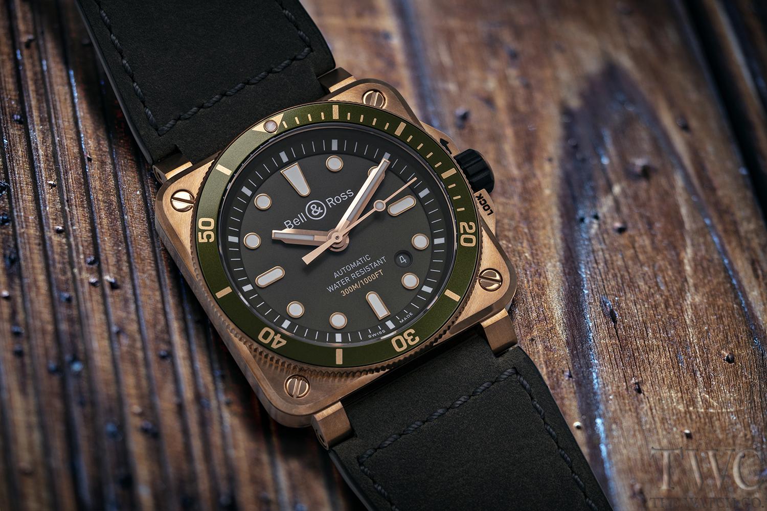 Bell & Ross BR 01-CM Instrument De Marine Limited Edition Watch In Bronze,  Wood, & Titanium Hands-On | aBlogtoWatch